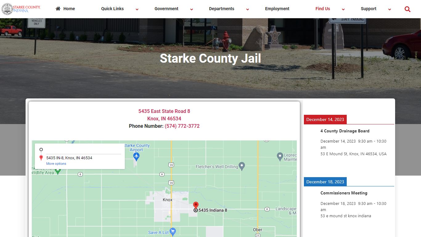 Starke County Jail – Starke County Indiana